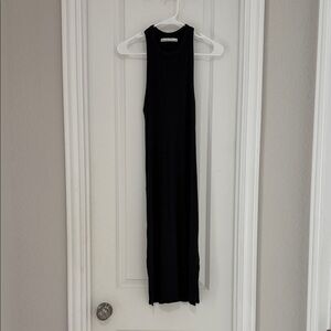 Abercrombie-Black Sleeveless Midi Dress